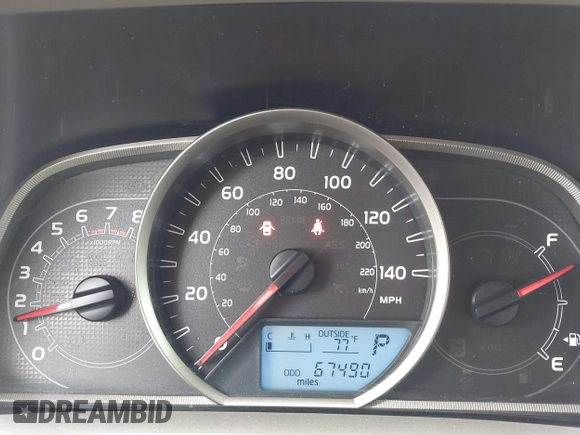 2013 Toyota RAV4 LE with VIN JTMZFREV4D5016368, listed as a IAAI auction lot 42211849 with 67,490 mi miles and . Bid and sale history available at carsss.com. Image 7.