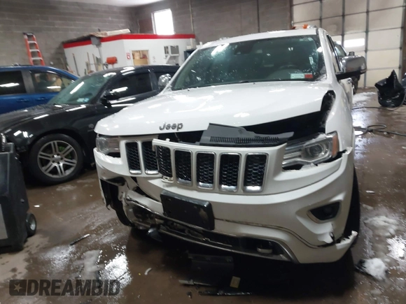 2015 Jeep Grand Cherokee Overland with VIN 1C4RJFCG2FC741015, listed as a IAAI auction lot 41607606 with 132,038 mi miles and . Bid and sale history available at DreamBid. Image 12.