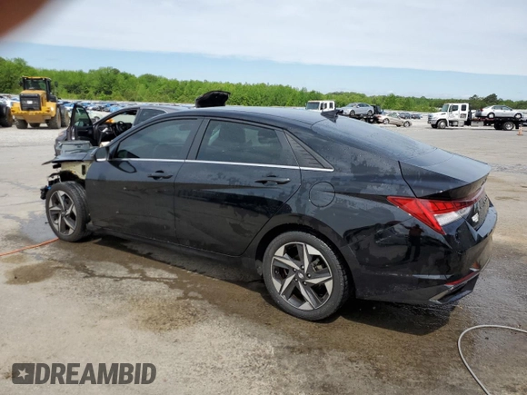 2021 Hyundai Elantra SEL with VIN KMHLN4AG5MU118993, listed as a Copart auction lot 53827655 with 54,311 mi miles and Salvage Title. Bid and sale history available at carsss.com. Image 2.
