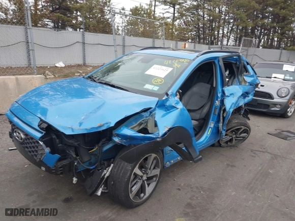 2020 Hyundai Kona Limited with VIN KM8K3CA57LU500063, listed as a IAAI auction lot 41229825 with 33,439 mi miles. Bid and sale history available at carsss.com. Image 17.