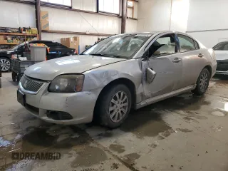 2010 Mitsubishi Galant ES with VIN 4A32B3FF8AE601111, listed as a Copart auction lot 83391824 with 123,321 mi miles and Salvage Title. Bid and sale history available at carsss.com. Image 1.
