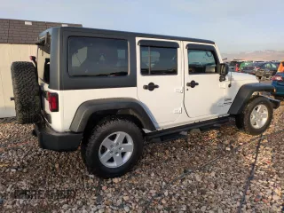 2018 Jeep Wrangler JK Unlimited Sport S with VIN 1C4BJWDG6JL890665, listed as a Copart auction lot 83833854 with 23,390 mi miles and Salvage Title. Bid and sale history available at carsss.com. Image 3.
