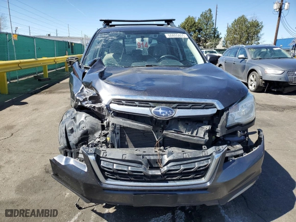 2017 Subaru Forester Premium with VIN JF2SJAGC4HH582484, listed as a Copart auction lot 50805805 with 128,370 mi miles and Salvage Title. Bid and sale history available at carsss.com. Image 5.