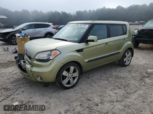 2011 Kia Soul + with VIN KNDJT2A28B7281482, listed as a Copart auction lot 69874304 with 196,745 mi miles and Salvage Title. Bid and sale history available at carsss.com. Image 1.