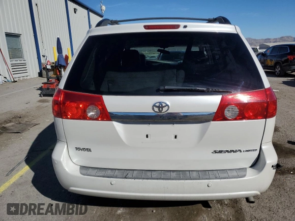 2006 Toyota Sienna XLE with VIN 5TDZA22C16S485097, listed as a Copart auction lot 46184545 with 133,008 mi miles and Salvage Title. Bid and sale history available at carsss.com. Image 6.