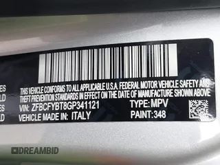 2016 FIAT 500X Easy z VIN ZFBCFYBT8GP341121, wystawiony jako IAAI lot #42590758 z przebiegiem 79 443 mil mil oraz . Historia ofert i sprzedaży dostępna na DreamBid. Obrazek 9.