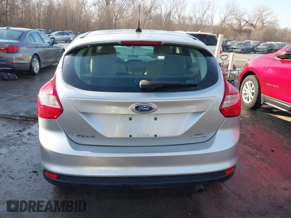 2012 Ford Focus SEL with VIN 1FAHP3M22CL413512, listed as a IAAI auction lot 41758125 with 161,857 mi miles. Bid and sale history available at carsss.com. Image 16.