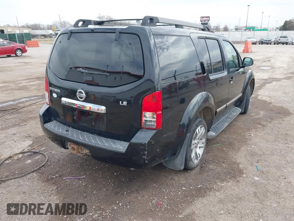 2008 Nissan Pathfinder S with VIN 5N1AR18U08C603446, listed as a IAAI auction lot 41811288 with 1 mi miles. Bid and sale history available at carsss.com. Image 4.