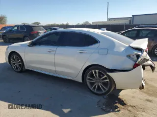 2020 Acura TLX w/Technology Pkg with VIN 19UUB2F40LA000825, listed as a Copart auction lot 43449455 with 50,008 mi miles and Salvage Title. Bid and sale history available at carsss.com. Image 2.