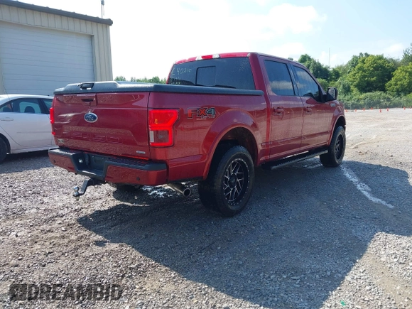 2018 Ford F-150 XL with VIN 1FTEW1EG4JFC40215, listed as a IAAI auction lot 42717993 with 93,820 mi miles and . Bid and sale history available at DreamBid. Image 4.