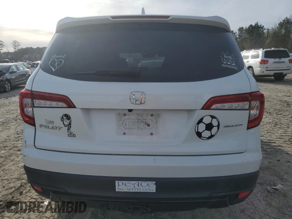 2021 Honda Pilot Special Edition with VIN 5FNYF5H29MB030190, listed as a Copart auction lot 49849155 with 75,144 mi miles and Salvage Title. Bid and sale history available at DreamBid. Image 6.