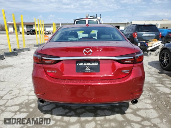 2021 Mazda 6 Grand Touring with VIN JM1GL1TYXM1615197, listed as a Copart auction lot 51065135 with 21,939 mi miles and Salvage Title. Bid and sale history available at carsss.com. Image 6.