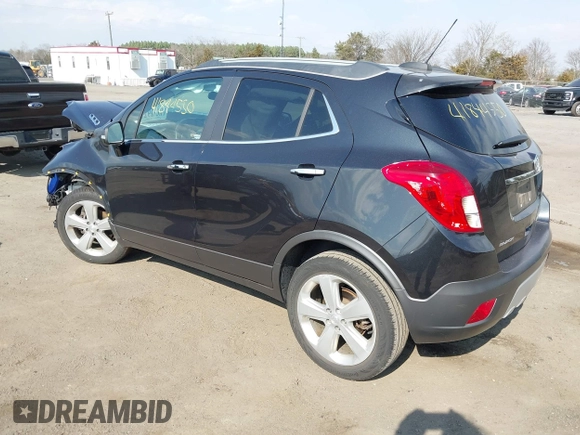 2015 Buick Encore with VIN KL4CJASB1FB239854, listed as a IAAI auction lot 41844550 with 94,672 mi miles and . Bid and sale history available at carsss.com. Image 3.