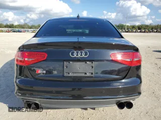 2015 Audi S4 Premium Plus with VIN WAUBGAFL9FA013731, listed as a Copart auction lot 86951844 with 44,027 mi miles and Salvage Title. Bid and sale history available at carsss.com. Image 6.