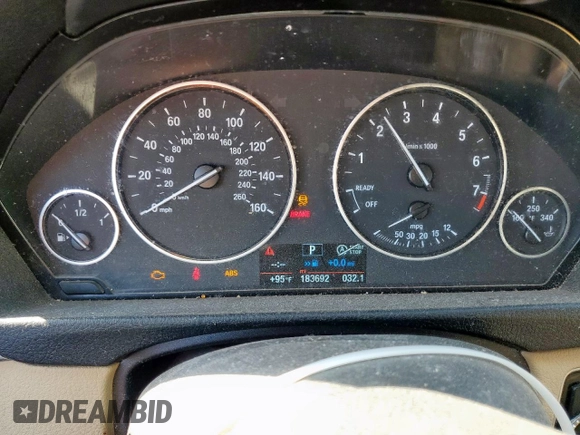 2014 BMW 3 Series 320i with VIN WBA3B1G54ENN90385, listed as a Copart auction lot 59477835 with 183,692 mi miles and Clean title. Bid and sale history available at DreamBid. Image 9.