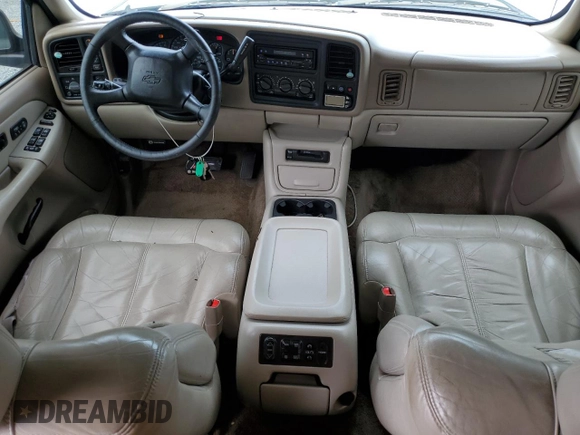 2001 Chevrolet Tahoe LT with VIN 1GNEK13T21J168737, listed as a Copart auction lot 56449655 with 133,688 mi miles and Salvage title. Bid and sale history available at DreamBid. Image 8.