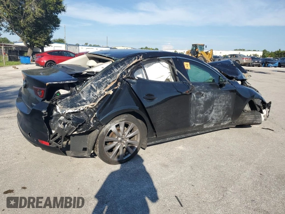 2019 Mazda 3 Premium with VIN 3MZBPAEMXKM103736, listed as a Copart auction lot 86816734 with Not Provided miles and Non Repairable. Bid and sale history available at DreamBid. Image 3.
