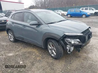 2022 Hyundai Kona SEL with VIN KM8K6CAB7NU891926, listed as a IAAI auction lot 41568270 with 57,241 mi miles. Bid and sale history available at carsss.com. Image 1.