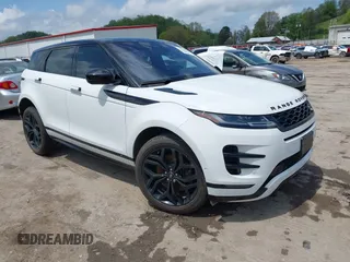 2021 Land Rover Range Rover Evoque R-Dynamic SE z VIN SALZL2FX8MH123737, wystawiony jako IAAI lot #42148598 z przebiegiem 22 331 mil mil oraz . Historia ofert i sprzedaży dostępna na DreamBid. Obrazek 1.