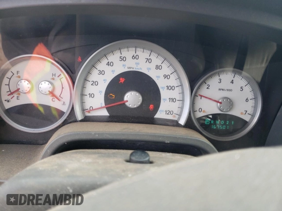 2005 Dodge Dakota SLT with VIN 1D7HE48N15S223063, listed as a Copart auction lot 43223535 with 167,501 mi miles and Salvage Title. Bid and sale history available at DreamBid. Image 9.
