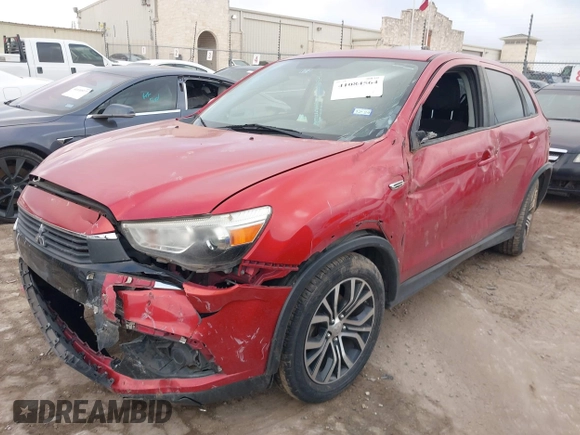 2016 Mitsubishi Outlander Sport 2.0 ES with VIN JA4AP3AU2GZ063989, listed as a IAAI auction lot 41084564 with 96,267 mi miles. Bid and sale history available at carsss.com. Image 2.