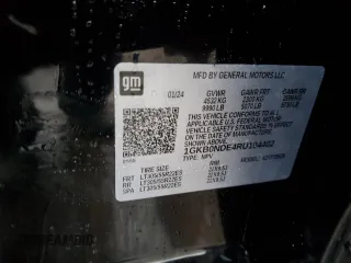 2024 GMC Hummer EV 2X with VIN 1GKB0NDE4RU104402, listed as a Copart auction lot 50191545 with 15,506 mi miles and Salvage Title. Bid and sale history available at carsss.com. Image 14.