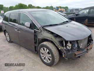 2015 Honda Odyssey EX-L z VIN 5FNRL5H66FB101008, wystawiony jako IAAI lot #42215161 z przebiegiem 187 179 mil mil oraz . Historia ofert i sprzedaży dostępna na DreamBid. Obrazek 1.