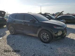 2019 Hyundai Santa Fe SEL with VIN 5NMS33AD8KH053745, listed as a Copart auction lot 49127235 with 0 mi miles and Salvage Title. Bid and sale history available at carsss.com. Image 4.
