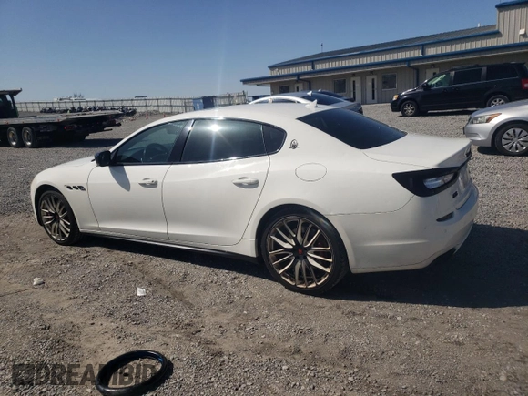 2014 Maserati Quattroporte GTS z VIN ZAM56PPA3E1074957, wystawiony jako Copart lot #52321115 z przebiegiem 113 584 mil mil oraz Szkoda całkowita • Salvage title. Historia ofert i sprzedaży dostępna na DreamBid. Obrazek 2.