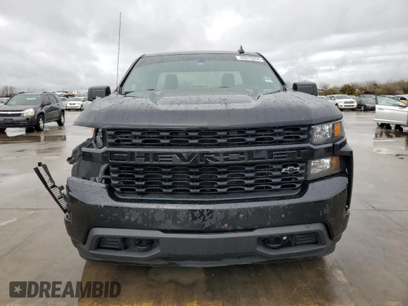 2020 Chevrolet Silverado 1500 Custom with VIN 1GCRWBEHXLZ339963, listed as a Copart auction lot 86070844 with 117,973 mi miles and Salvage Title. Bid and sale history available at carsss.com. Image 5.