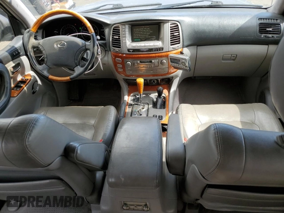 2003 Lexus LX 470 z VIN JTJHT00W633531685, wystawiony jako Copart lot #49729305 z przebiegiem 237 447 mil mil oraz Szkoda całkowita • Salvage title. Historia ofert i sprzedaży dostępna na DreamBid. Obrazek 8.