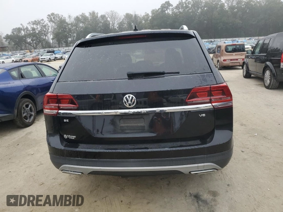 2018 Volkswagen Atlas SE with VIN 1V2CR2CA3JC504978, listed as a Copart auction lot 42823925 with 189,139 mi miles and Clean title. Bid and sale history available at DreamBid. Image 6.