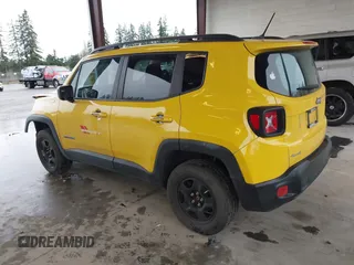 2017 Jeep Renegade Sport with VIN ZACCJBAB2HPF30093, listed as a IAAI auction lot 41974001 with 116,855 mi miles and . Bid and sale history available at carsss.com. Image 3.