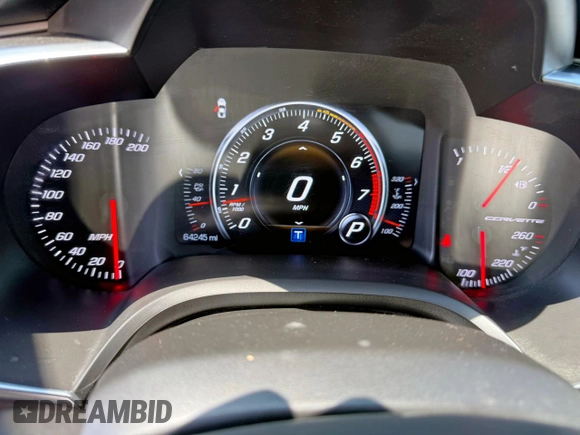 2017 Chevrolet Corvette 3LT with VIN 1G1YF3D70H5123914, listed as a Copart auction lot 59671705 with 62,245 mi miles and Clean title. Bid and sale history available at DreamBid. Image 8.