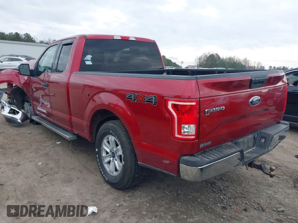 2017 Ford F-150 XL with VIN 1FTEX1E84HKD63147, listed as a IAAI auction lot 41148445 with 106,670 mi miles. Bid and sale history available at carsss.com. Image 3.