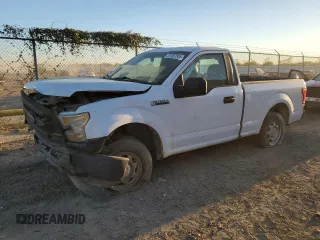 2015 Ford F-150 XL z VIN 1FTMF1C89FKD17411, wystawiony jako Copart lot #81067334 z przebiegiem Nie podano mil oraz Szkoda całkowita • Salvage title. Historia ofert i sprzedaży dostępna na DreamBid. Obrazek 1.