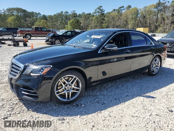 2018 Mercedes-Benz S 560 with VIN WDDUG8DB3JA398510, listed as a Copart auction lot 49276415 with 87,687 mi miles and Salvage Title. Bid and sale history available at carsss.com. Image 1.
