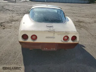 1981 Chevrolet Corvette with VIN 1G1AY8761B5103030, listed as a Copart auction lot 74444434 with 108,540 mi miles and Clean Title. Bid and sale history available at carsss.com. Image 6.