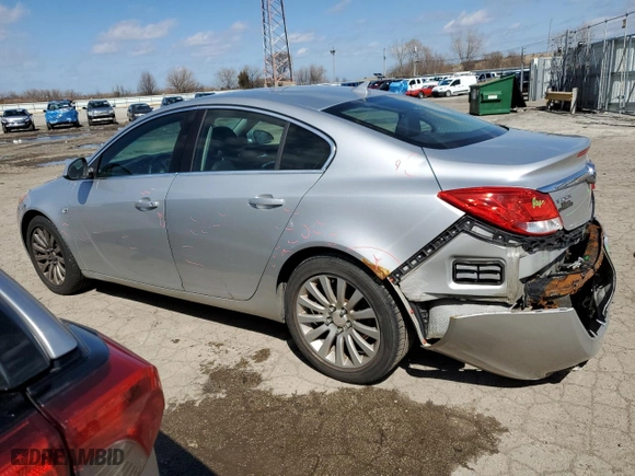 2011 Buick Regal CXL RL5 with VIN W04GT5GC2B1020387, listed as a Copart auction lot 50183145 with 115,491 mi miles and Salvage Title. Bid and sale history available at carsss.com. Image 2.
