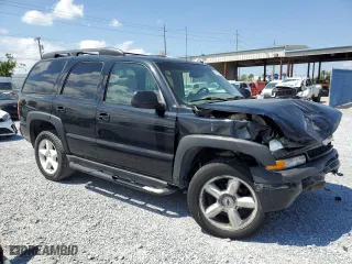 2003 Chevrolet Tahoe Z71 with VIN 1GNEK13Z33R132368, listed as a Copart auction lot 53103545 with 215,838 mi miles and Salvage Title. Bid and sale history available at carsss.com. Image 4.