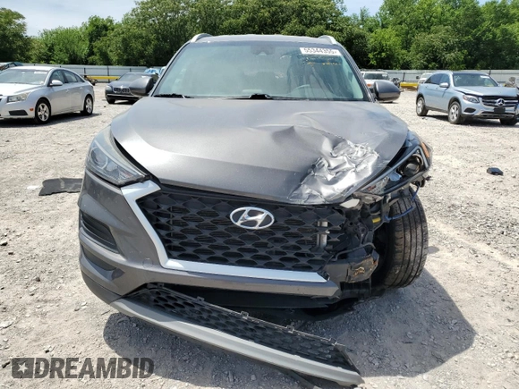 2020 Hyundai Tucson Sport with VIN KM8J33AL3LU230985, listed as a Copart auction lot 55344355 with 76,681 mi miles and Salvage title. Bid and sale history available at DreamBid. Image 5.