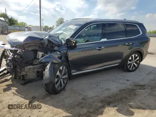 2022 Kia Telluride S with VIN 5XYP6DHC2NG280072, listed as a Copart auction lot 56173785 with Not provided miles and Salvage title. Bid and sale history available at DreamBid. Image 1.