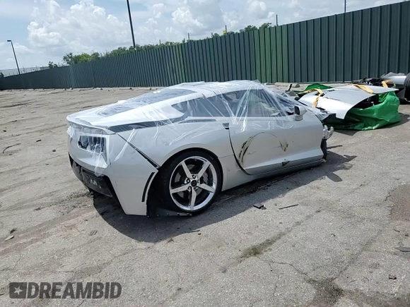 2014 Chevrolet Corvette 1LT with VIN 1G1YA2D73E5120297, listed as a Copart auction lot 51377005 with Not provided miles and Non repairable. Bid and sale history available at DreamBid. Image 11.