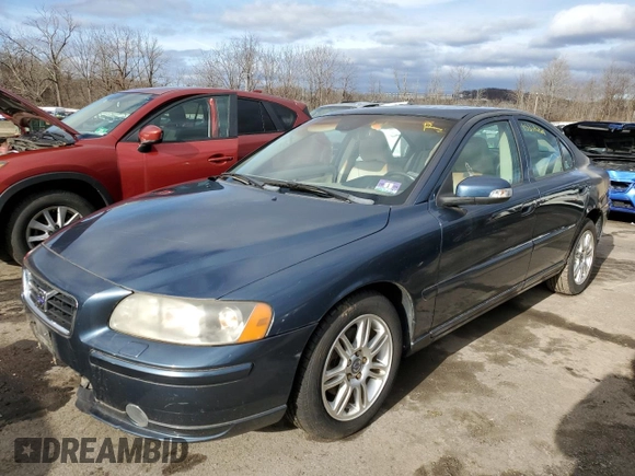 2007 Volvo S60 2.5L Turbo with VIN YV1RH592472610610, listed as a Copart auction lot 85369264 with 66,359 mi miles and Clean Title. Bid and sale history available at carsss.com. Image 1.