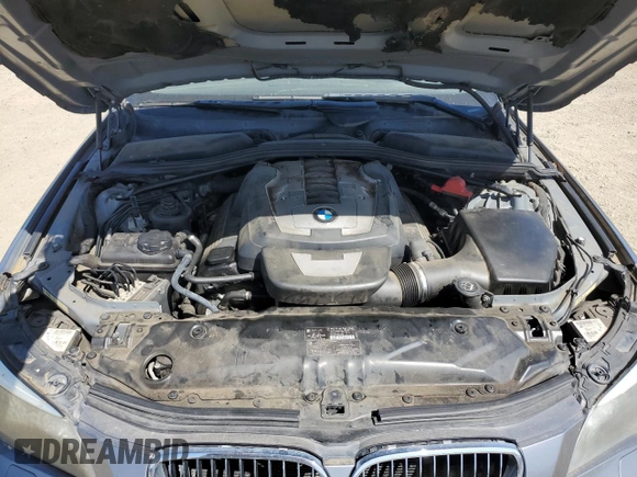 2008 BMW 5 Series 550i with VIN WBANW53598CT51425, listed as a Copart auction lot 54064475 with 124,391 mi miles and Clean Title. Bid and sale history available at carsss.com. Image 11.