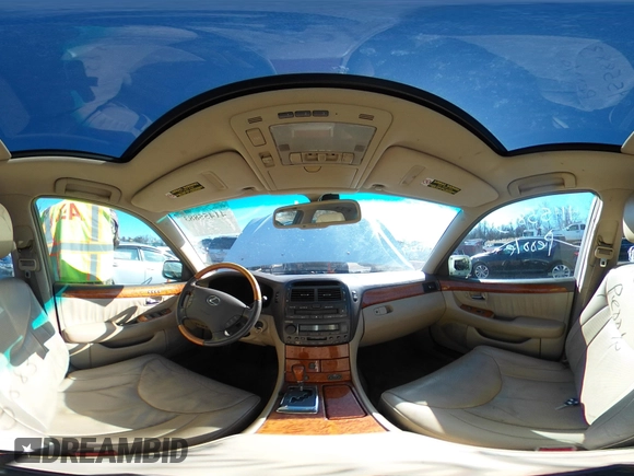 2005 Lexus LS 430 z VIN JTHBN36F855003387, wystawiony jako IAAI lot #41455883 z przebiegiem 279 683 mil mil oraz . Historia ofert i sprzedaży dostępna na DreamBid. Obrazek 18.