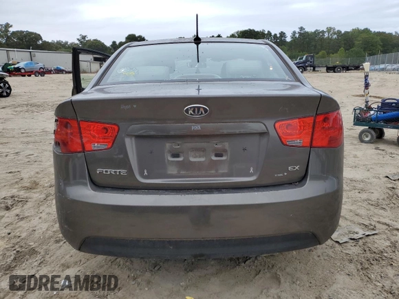 2012 Kia Forte EX with VIN KNAFU4A2XC5533936, listed as a Copart auction lot 73001154 with 164,554 mi miles and Salvage Title. Bid and sale history available at carsss.com. Image 6.