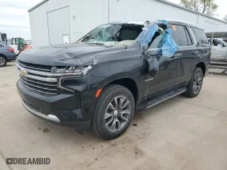 2023 Chevrolet Tahoe LT with VIN 1GNSCNKD2PR168880, listed as a Copart auction lot 47502065 with 0 mi miles and Clean Title. Bid and sale history available at carsss.com. Image 1.
