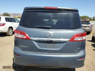 2012 Nissan Quest S with VIN JN8AE2KP5C9033060, listed as a Copart auction lot 70101774 with 104,470 mi miles and Salvage Title. Bid and sale history available at carsss.com. Image 6.