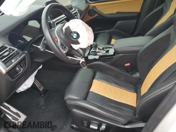 2022 BMW X4 M z VIN 5YM23EC04N9K50909, wystawiony jako Copart lot #87947765 z przebiegiem 27 474 mil mil oraz Szkoda całkowita • Salvage title. Historia ofert i sprzedaży dostępna na DreamBid. Obrazek 7.